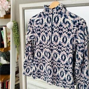 🦋 $10 Eddie Bauer Patterned Fleece Jacket